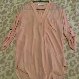 LUSH/All in Favor Perfect Roll Tab Sleeve Tunic